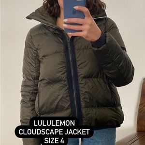 Lululemon cloudscape puffer jacket